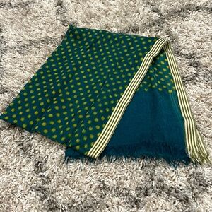 Anthropologie-Polka Dot and Strip Scarf